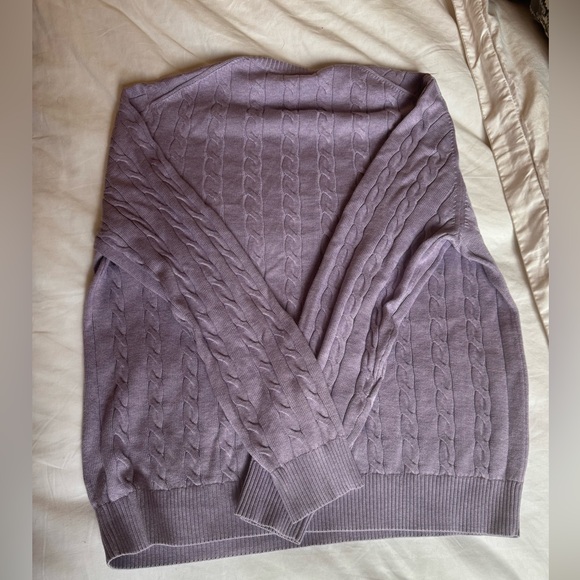 Lavender Brooks Brothers Supima Cotton sweater | men’s large - Picture 2 of 3
